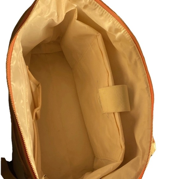 Spartina 449 Tech Tote Honey Horn Handbag Shoulder Strap Padded Vinyl Interior - Picture 6 of 15